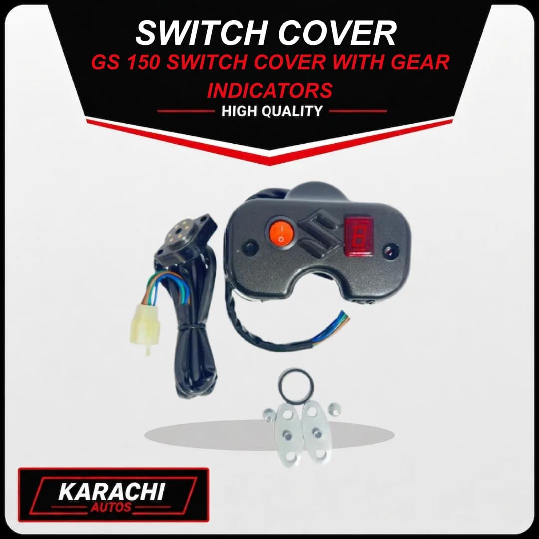 Suzuki GS 150 Switch Cover with Digital Gear Indicator