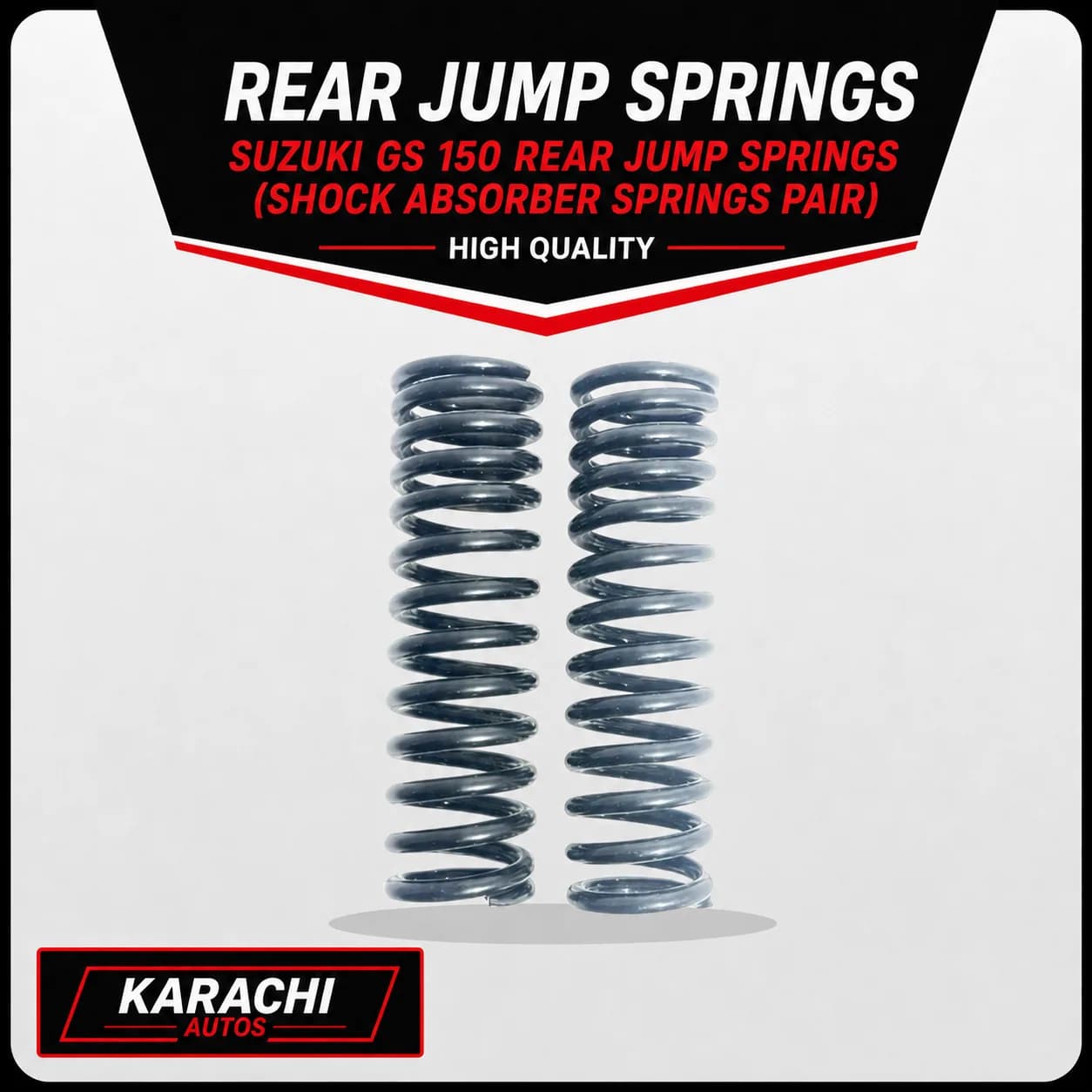 Suzuki GS 150 Rear Jump Springs (Shock Absorber Springs Pair)
