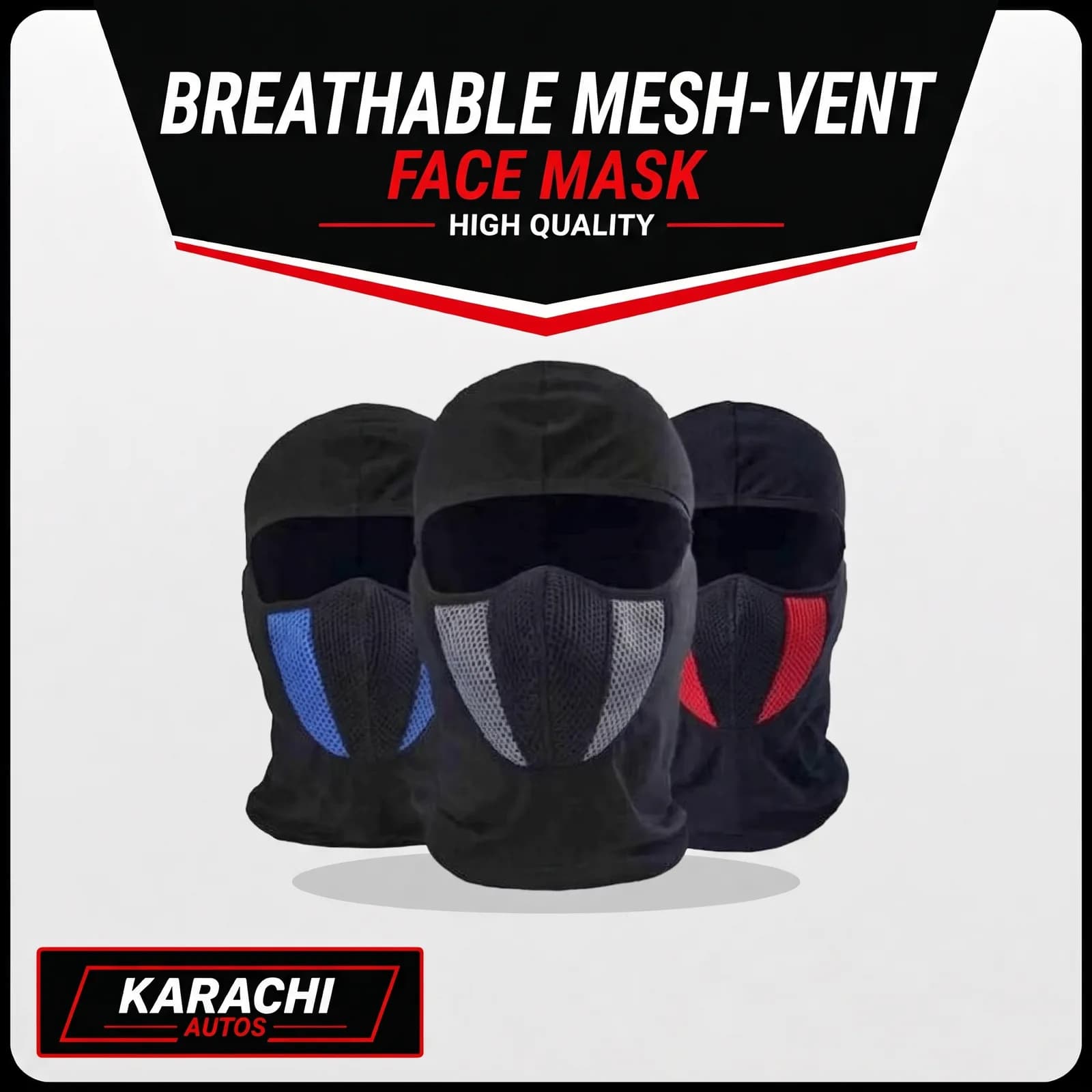 Breathable Mesh-Vent Face Mask